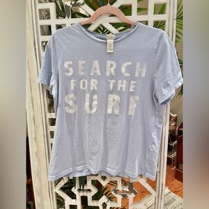 H&M Light Blue 'Search for the Surf' soft cotton Tee